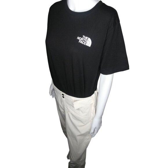The‎ North Face Large T-Shirt/Large Pants 2PC Set Black & Cream - Picture 2 of 11